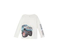Longsleeve mit großem Silikon-Print 92/98 creme|weiß 2170060.0210.92_98