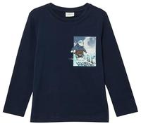 Langarm-Jersey-Shirt mit Frontprint 116/122 blau 2173438.5952.116_122
