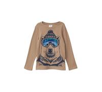 Longsleeve mit Hologram-Artwork 116/122 braun 2173440.8433.116_122