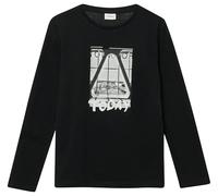 s.Oliver Junior Jungen T-Shirt - Langarm, Jersey, Frontprint, Regular Fit