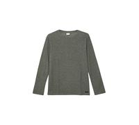 Strukturiertes Langarm-Jerseyshirt mit kleiner Stickerei 170/176 grau 2172857.9730.170_176
