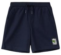 Jersey-Bermuda im Relaxed Fit mit Print-Detail 122 blau 2176169.5952.122