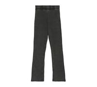 Gewaschene Ripp-Leggings mit Flared Leg 146/152 schwarz