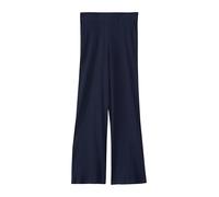 Wide Leg-Hose aus Rippware mit Elastikbund 134/140 blau 2164717.5952.134_140