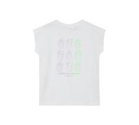 s.Oliver Junior Mädchen 2145936 T-Shirt, weiß 0100, 92/98