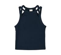 s.Oliver Junior Mädchen 2146128 Top mit Cut Outs, blau 5952, M