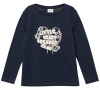 Longsleeve im Loose Fit mit Schaumprint 128/134 blau 2170319.5952.128_134