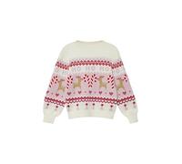 Strickpullover mit Weihnachtsmotiven 92/98 creme|mehrfarbig 2170364.04X5.92_98