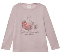 s.Oliver Junior Mädchen 2173259 T-Shirt Langarm, Lilac/PINK, 104/110