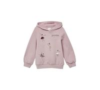 s.Oliver Junior Mädchen 2173269 Sweatshirt mit Kapuze und Pailletten, Lilac/PINK, 128/134