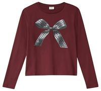 Langarm-Jerseyshirt mit Schmucksteinen im Loose Fit 170/176 rot 2173421.4917.170_176