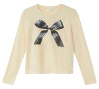 Langarm-Jerseyshirt mit Schmucksteinen im Loose Fit 170/176 beige 2173421.0406.170_176