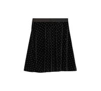 Kurzer Samt-Rock mit Glitzersteinen 158/164 schwarz 2173613.9999.158_164