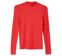 Longsleeve aus Rippware mit Stehkragen 170/176 rot 2173725.3210.170_176