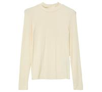 Longsleeve aus Rippware mit Stehkragen 170/176 Beige 2173725.0406.170_176
