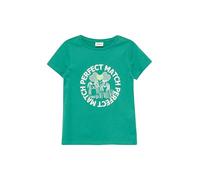 s.Oliver RED LABEL Regular Fit T-Shirt aus reiner Baumwolle in Gruen, Größe 116