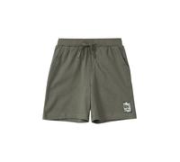 Jersey-Bermuda im Relaxed Fit mit Print-Detail 98 olive 2176169.7981.98