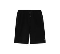 Leichte Sweat-Bermuda im Loose Fit mit Teilungsnähten 134/140 schwarz 2177419.9999.134_140