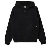 Kuscheliger Hoodie mit kleinem Wording-Print 158/164 schwarz 2170788.9999.158_164
