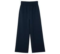 Stoffhose S.OLIVER JUNIOR, Mädchen, Gr. 152, N-Gr, blau, Hosen Stoffhose, mit weitem, geradem Bein und Gummizug (23586110-152) blau