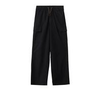 s.Oliver Baggy-Hose in Leinen-Optik Relaxed Fit Schwarz 158