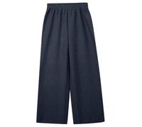 Wide-Leg-Hose mit Strukturmuster 170 blau 2178167.5952.170