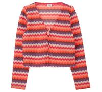 Strukturierte Jacke mit Bindeband im Loose Fit 134/140 orange|mehrfarbig 2177986.42X3.134_140
