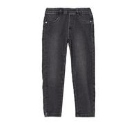 Regular-fit-Jeans S.OLIVER JUNIOR, Mädchen, Gr. 134, N-Gr, schwarz, Denim/Jeans, Obermaterial: 80% Baumwolle, 18% Polyester, 2% Elasthan, regular fit knöchellang, Jeans, mit Taschen (50291536-134) sch