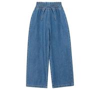 s.Oliver Junior Mädchen Jeans - Wide Leg, Elastikbund, Denim