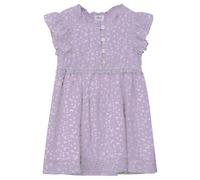 s.Oliver Junior Mädchen Kleid - Chiffon, All-Over-Print, Knopfleiste