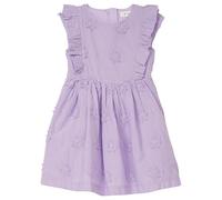 Kurzes Kleid mit Flügelärmeln und floraler Stickerei 128 lila 2176010.4615.128