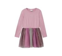 s.Oliver Junior Mädchen Kleid - Jersey, Mesh, Farbverlauf, Langarm
