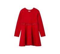s.Oliver Junior Mädchen Kleid - Langarm, Glitzergarn, ausgestellt