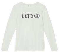s.Oliver Junior Mädchen Langarmshirt - Jersey, Frontprint, Nieten