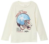 s.Oliver Junior Mädchen Langarmshirt - Jersey, Wendepailletten, Artwork