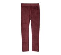 s.Oliver Junior Mädchen Leggings - Velours, Glitzergarn, Slim Fit