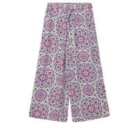 Wide Leg Hose aus Crinkle-Viskose 116 creme|mehrfarbig 2179368.04A1.116