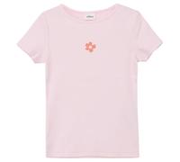 Ripp-T-Shirt im Slim Fit mit Stickerei 128/134 pink 2178132.4117.128_134