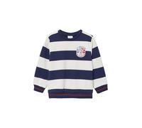 Gestreiftes Sweatshirt mit Rippbündchen 128/134 blau|creme 2171790.90G3.128_134