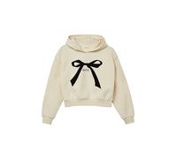 s.Oliver Hoodie Kuscheliger cropped Oversize mit Print Beige Größe 158/164