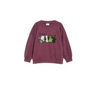 Oversize-Sweatshirt mit Wendepailletten und Stickerei 116/122 rot 2181226.4918.116_122