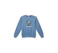 s.Oliver Junior Mädchen Sweatshirt - Regular Fit, Smiley-Print