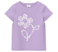 s.Oliver Junior Mädchen T-Shirt - Glitzerprint, Rundhals, Jersey