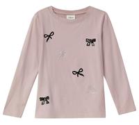 Langarm-Jerseyshirt mit Schleifen-Details 92/98 pink 2173264.4511.92_98