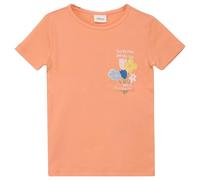s.Oliver Junior T-Shirt 2178136 mit Pailletten & Stickerei Orange Gr. 122