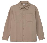 Strukturiertes Overshirt mit Hemdkragen und Brusttaschen 170/176 braun 2176202.8620.170_176