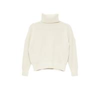 s.Oliver Junior Mädchen 2153053 Pullover mit Rollkragen, Weiß 805, 134/140