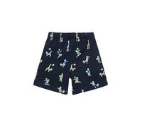 Sweat-Bermuda mit All-over-Print 128 blau|mehrfarbig 2177338.59A1.128