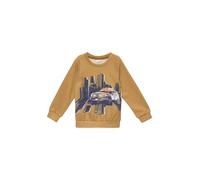 s.Oliver Sweatshirt mit Print und Rippbündchen senf 116/122
