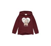 Sweatshirt mit Metallic-Print 128/134 Rosa